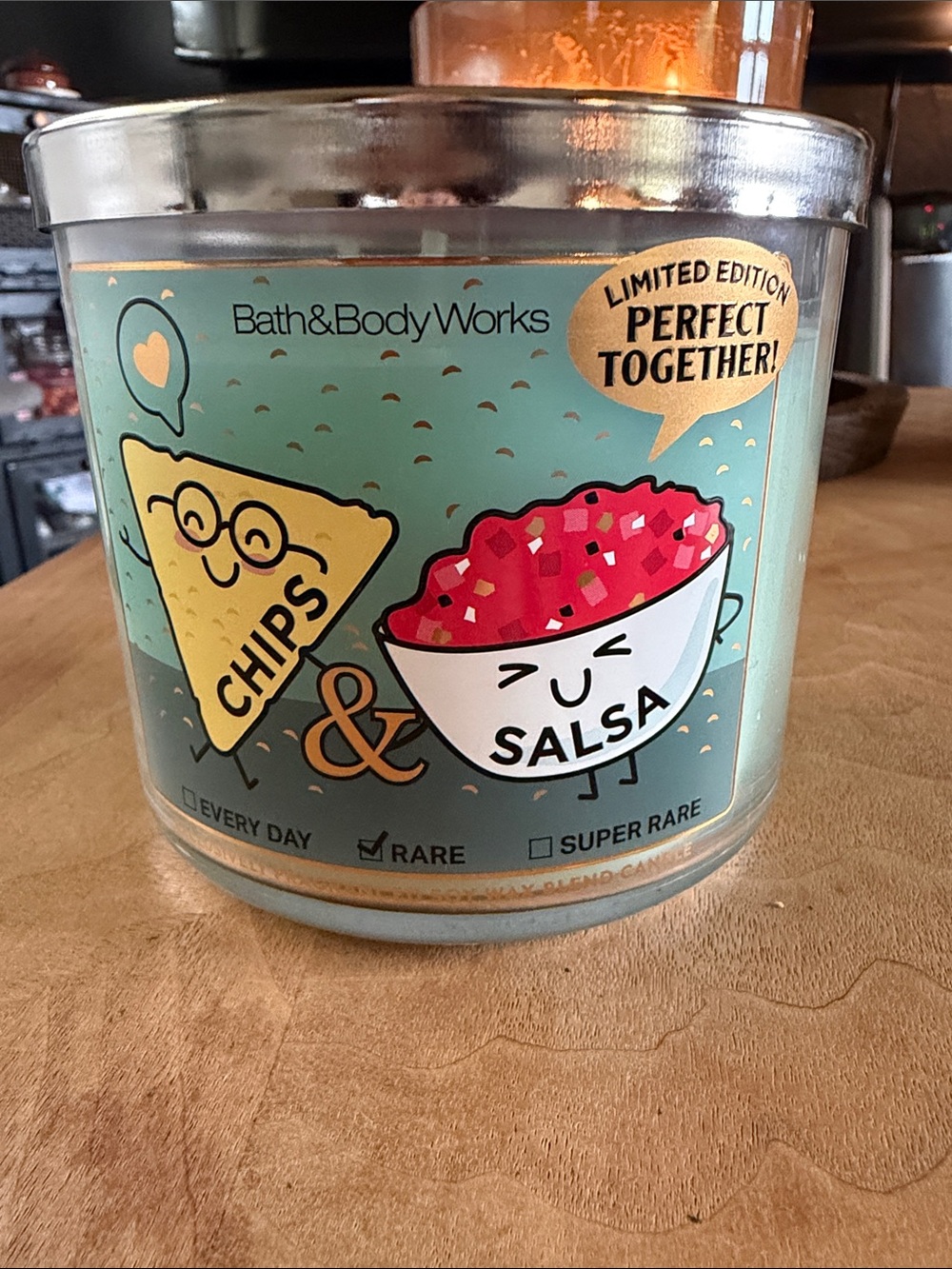 New Bath and Body Works Rare Chips & Salsa Candle 14.5 Oz
